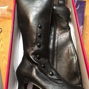 Funtasma Black Knee-High Women's Boots